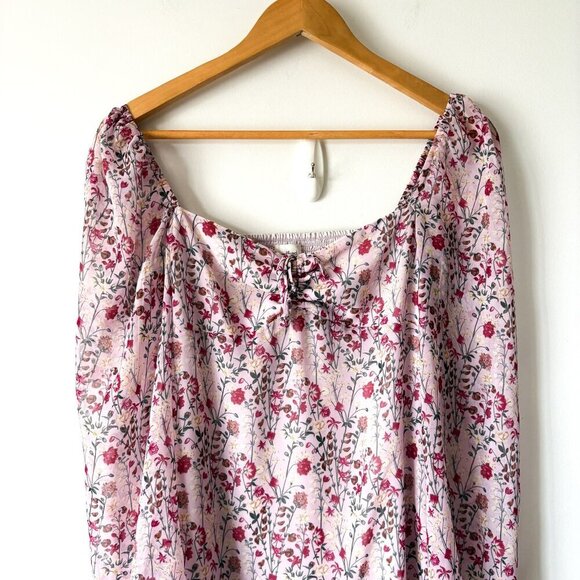 Aritzia Wilfred Jacqueline Sweetheart Neck Midi Dress Poetic Pnk/Bright Rose Sz4 - Picture 6 of 9